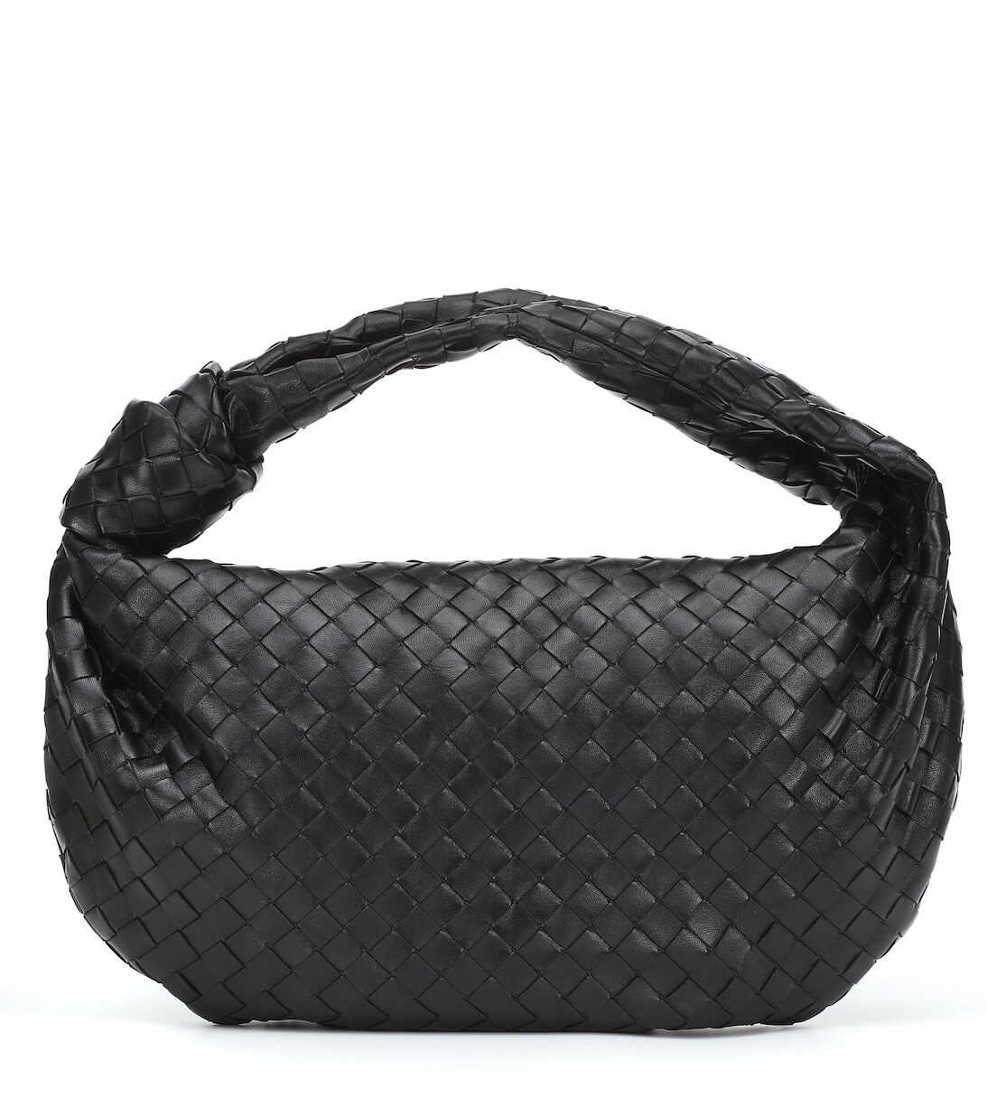 

Маленькая кожаная сумка-тоут Jodie Bottega Veneta, черный