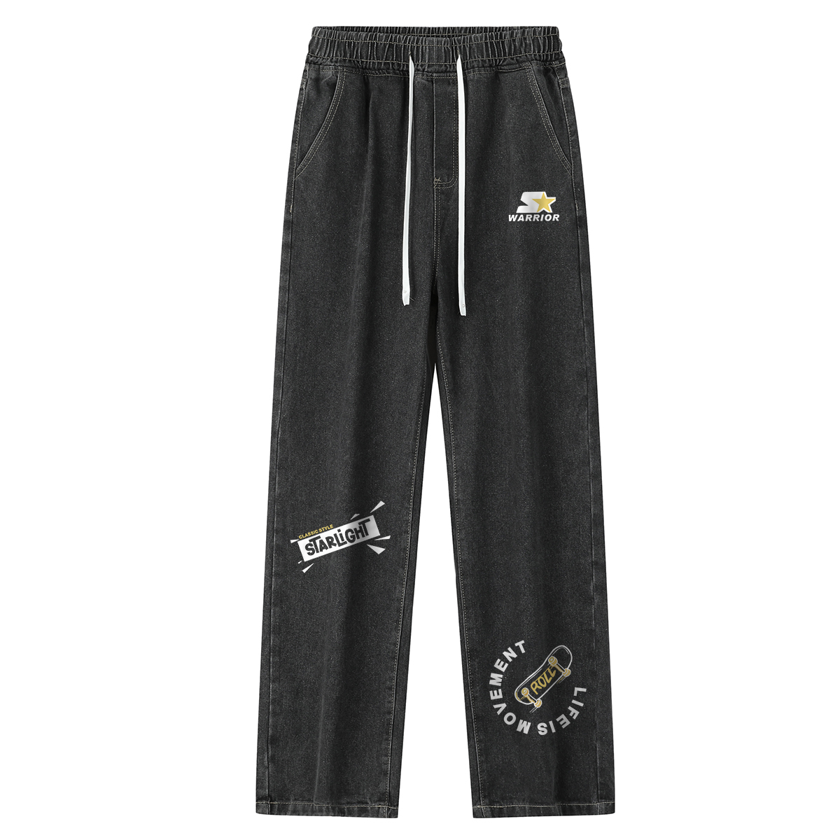 

Джинсы унисекс WARRIOR, черный