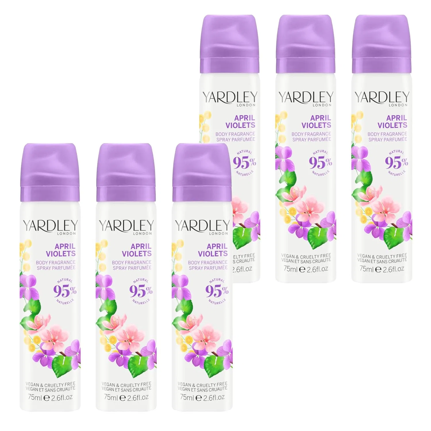 Набор женских спреев для тела Yardley London «Апрельские фиалки» Yardley London