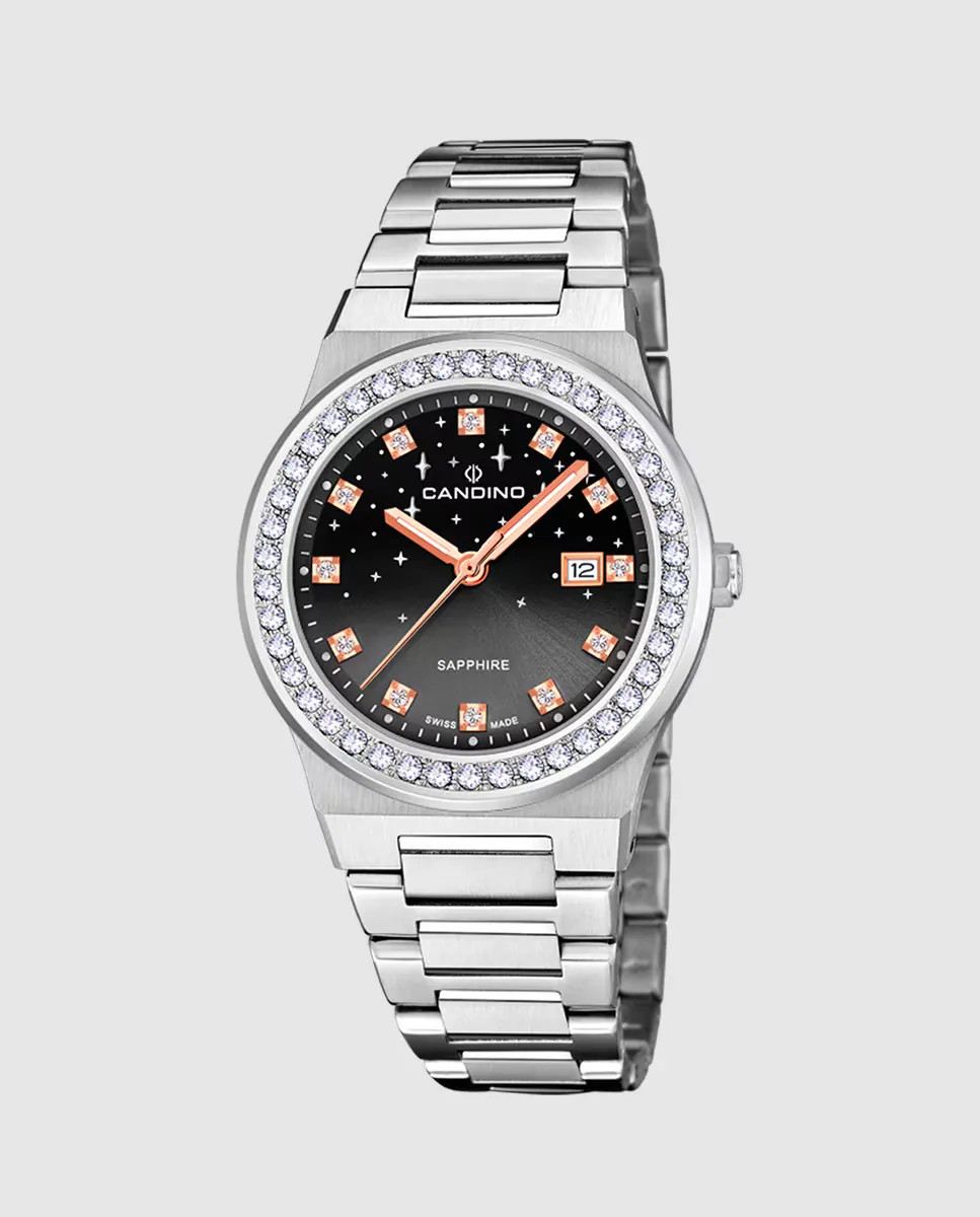 

C4749/4 Lady Elegance женские часы из серебряной стали Candino, серебряный
