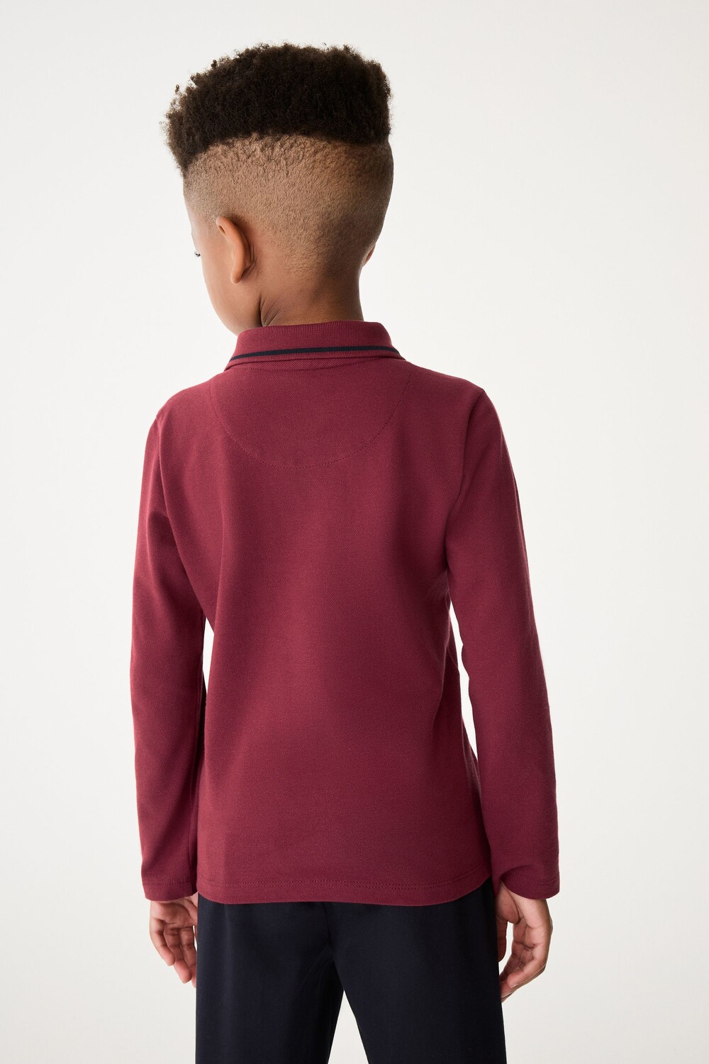 Футболка поло с длинными рукавами для мальчиков Paul Smith Junior, красный — фото 2