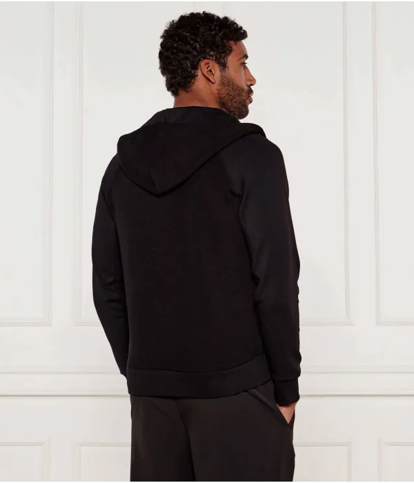 Толстовка с отвисшими краями Regular fit Boss Green, черный — фото 3