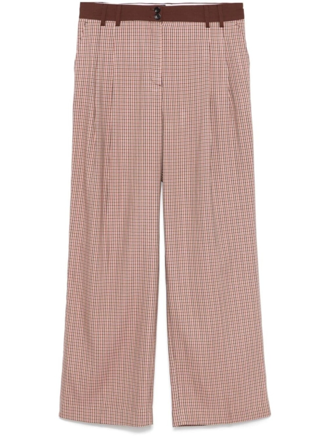 

PS Paul Smith брюки в клетку, коричневый