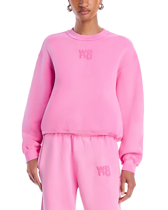 

Эссенциальный махровый свитшот alexanderwang.t, розовый