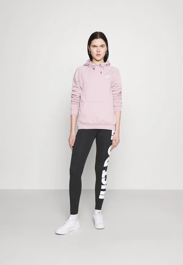 Штаны Nike Sportswear W nsw essntl lggng jdi hw leggings, черный/(белый) — фото 2