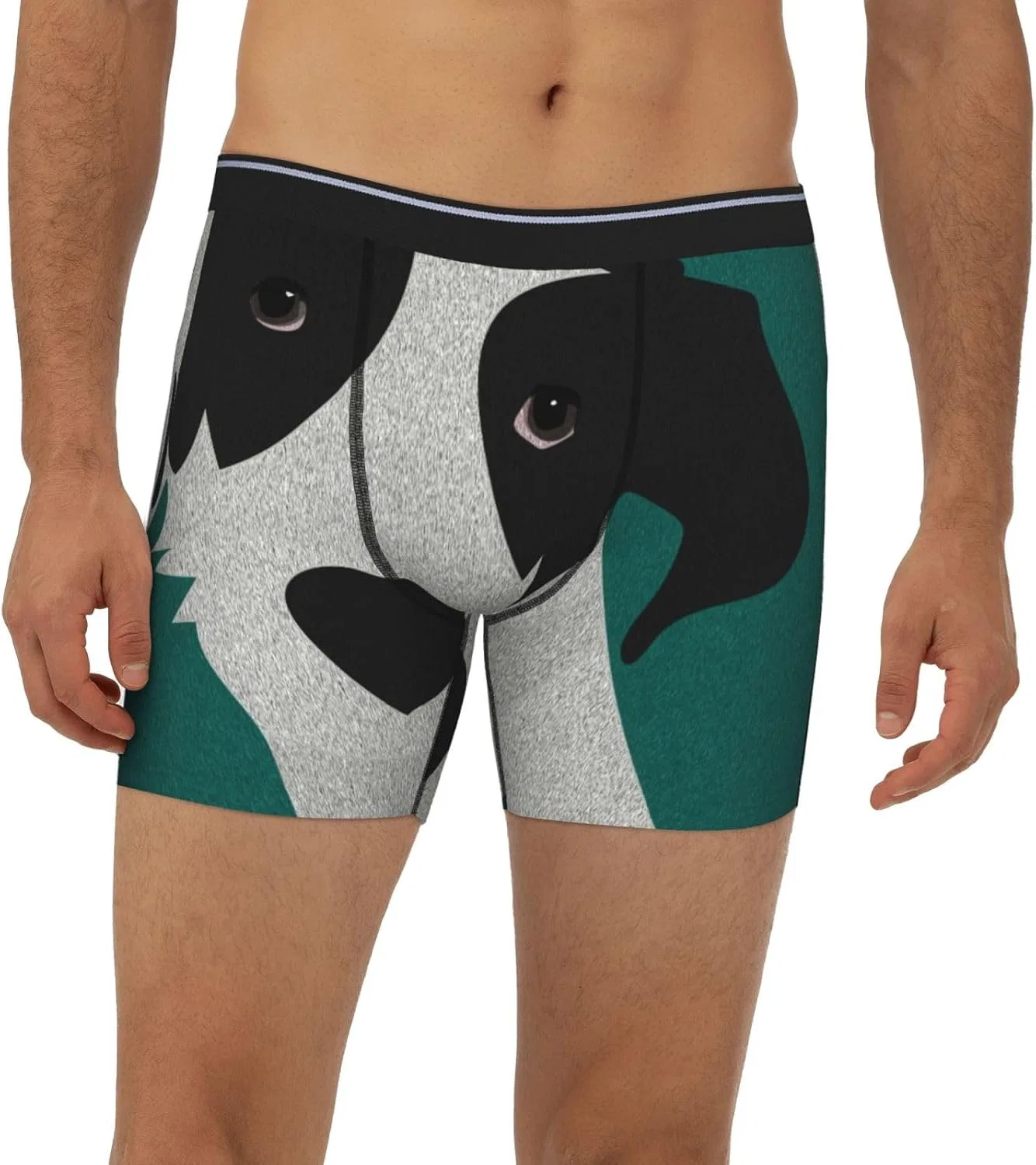 Боксеры с рисунком собаки, Underpants, черный — фото 2