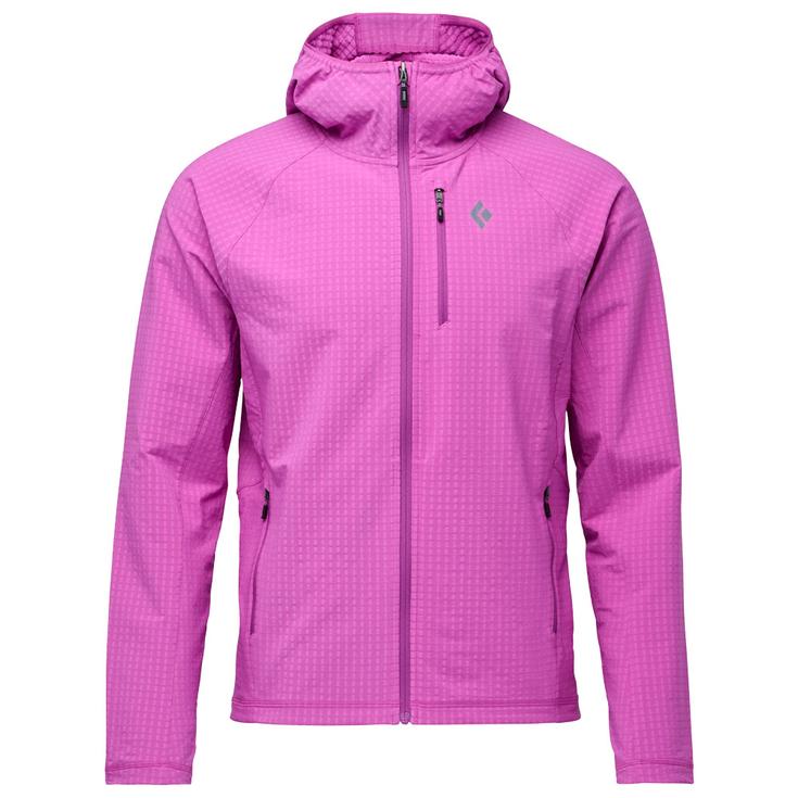 

Куртка для похода M Coefficient Storm с капюшоном на молнии, цвет: фиолетовый - L Black Diamond