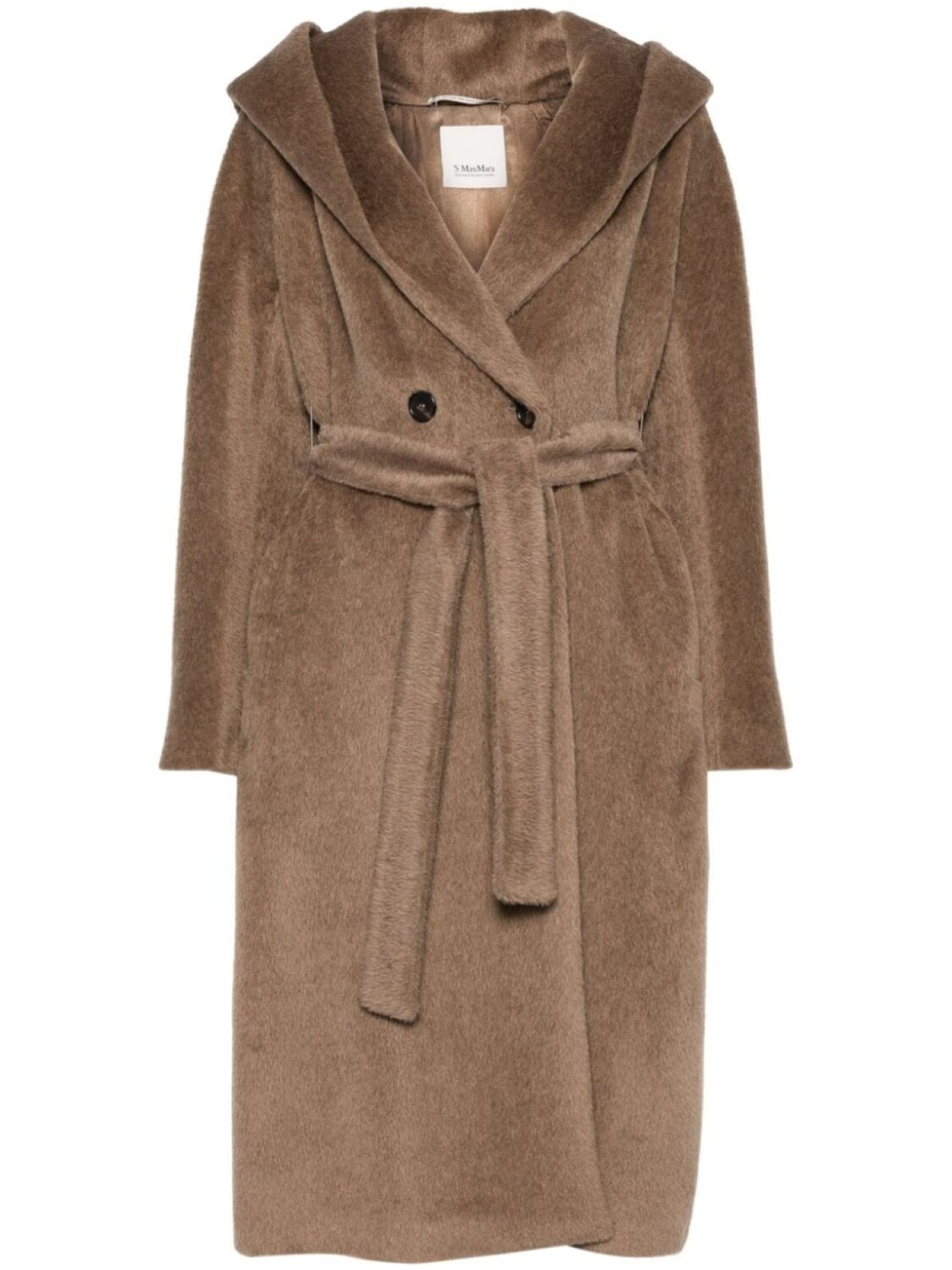 

Пальто с поясом 'S Max Mara, коричневый