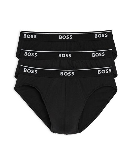 

Классические хлопковые трусы, 3 шт. BOSS, цвет Black