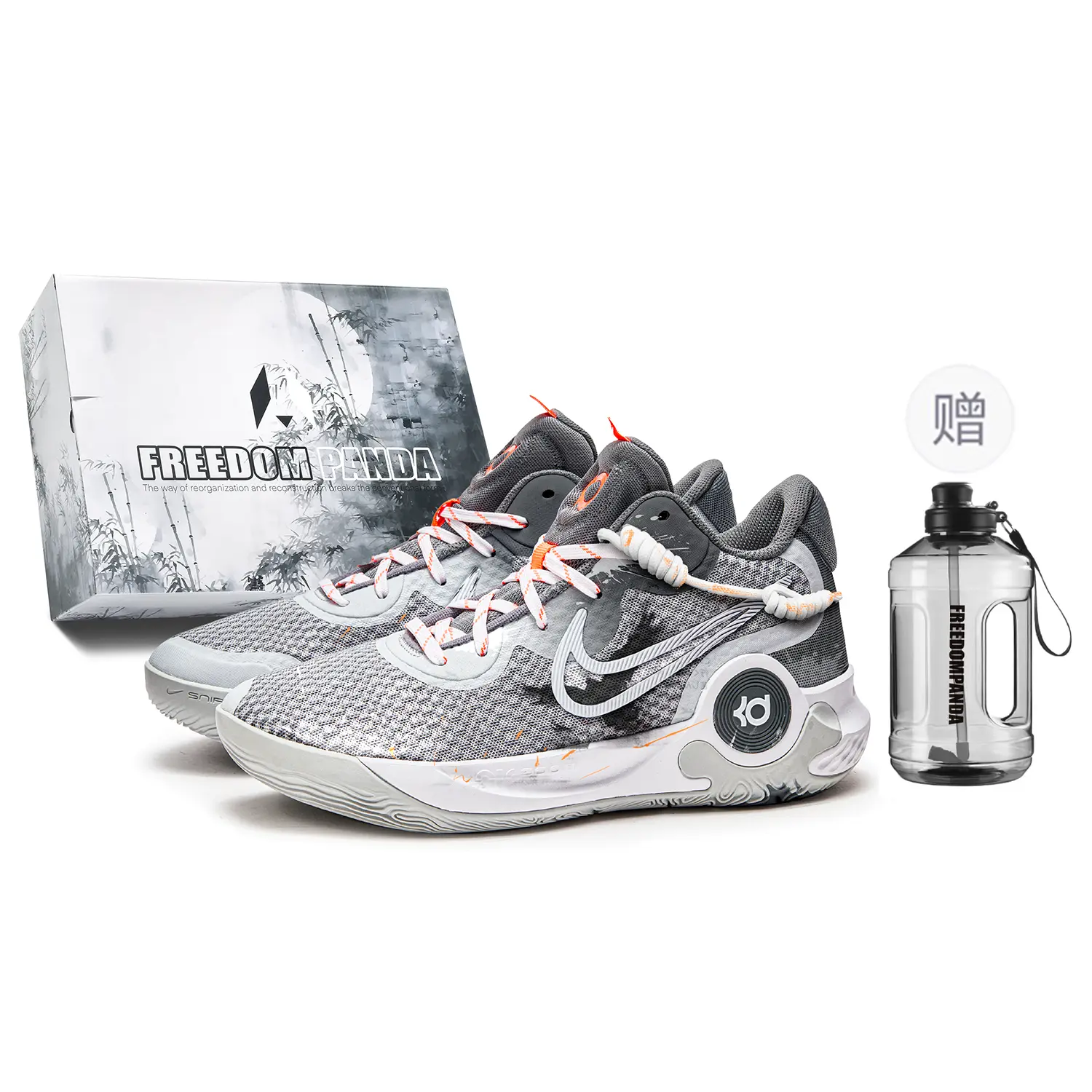 

Баскетбольные кроссовки KD Trey 5 Basketball Shoes Unisex Mid-Top Gray/Black Nike