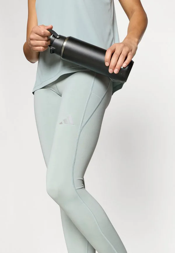 Беговые леггинсы run ess 1/1 л Adidas Performance, Sage — фото 4