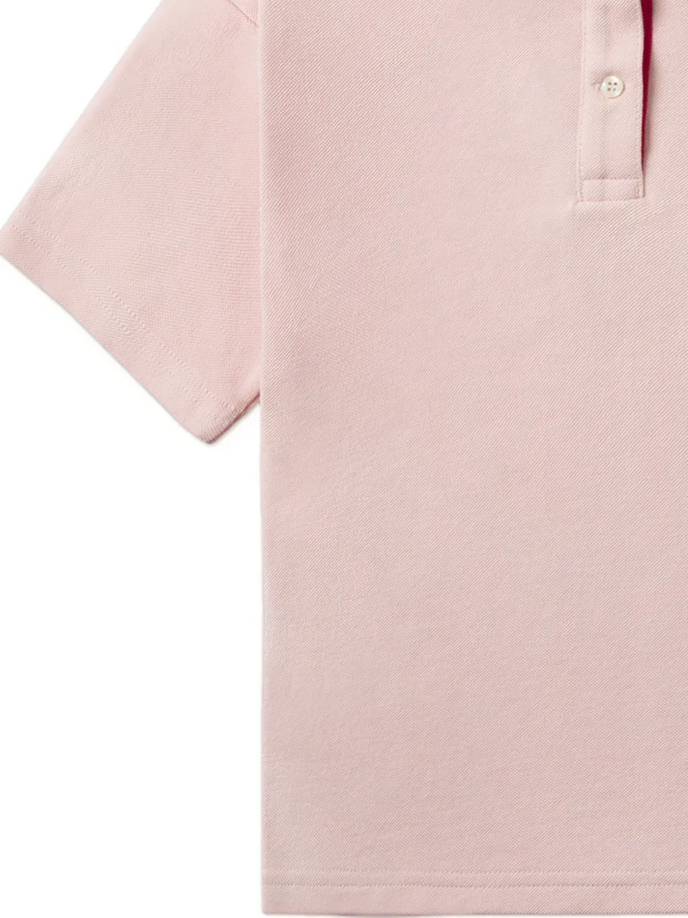 Футболка с пуговицами Lacoste Kids, розовый — фото 3