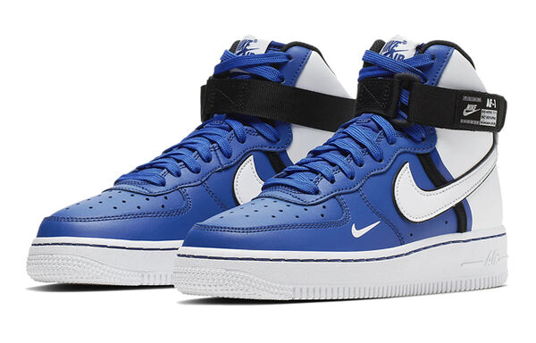Кроссовки air force 1 высокие lv8 2 Nike, синий — фото 3
