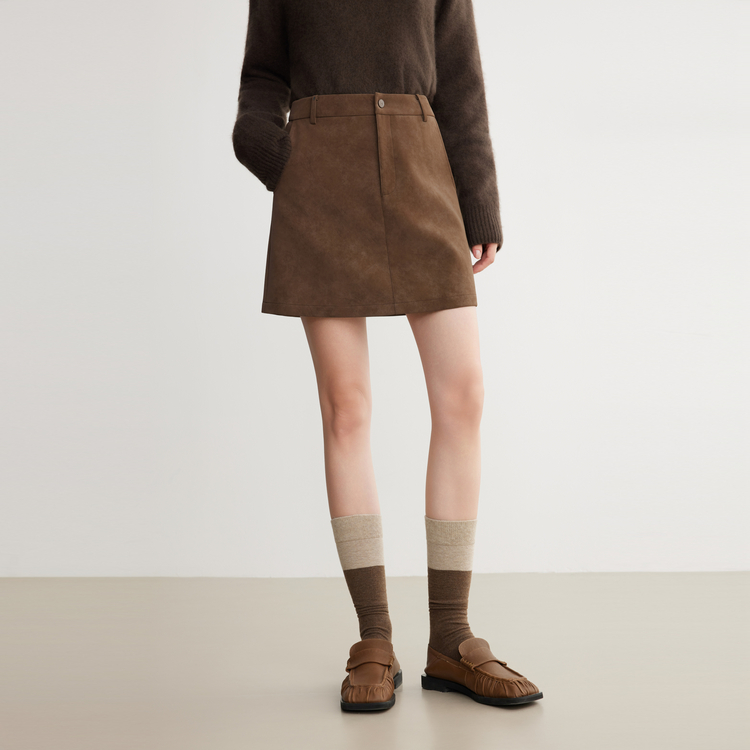 

Повседневная короткая юбка Women's ELLE, хаки