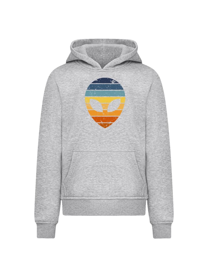 

Толстовка Alien Sunset Retro в цвете серый меланж F4NT4STIC