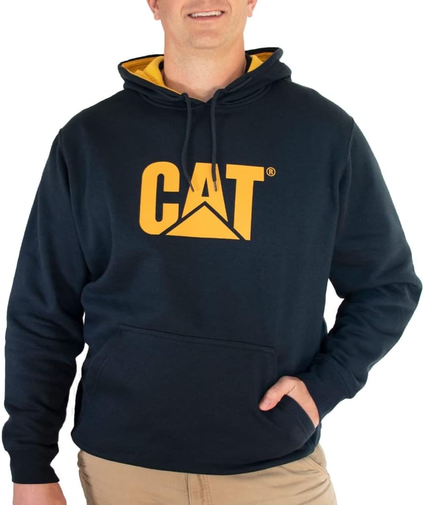 

Мужская толстовка CAT с контрастным логотипом, Dark Marine, Синий, Мужская толстовка CAT с контрастным логотипом, Dark Marine