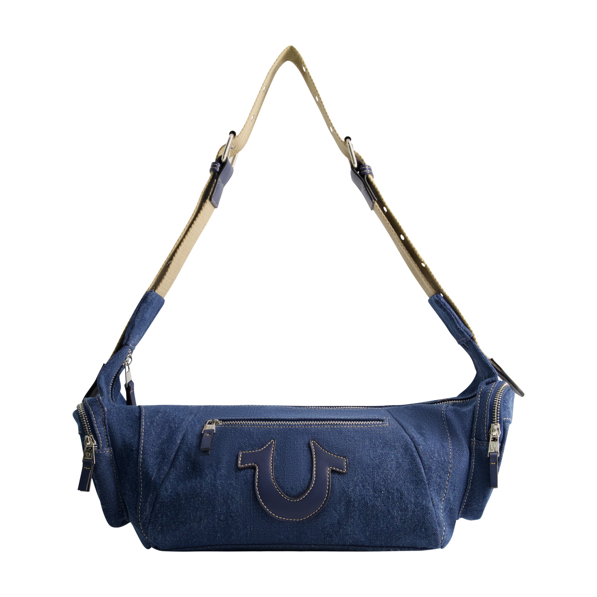 

Свободная сумка-хобо с подковой True Religion, Dark Denim