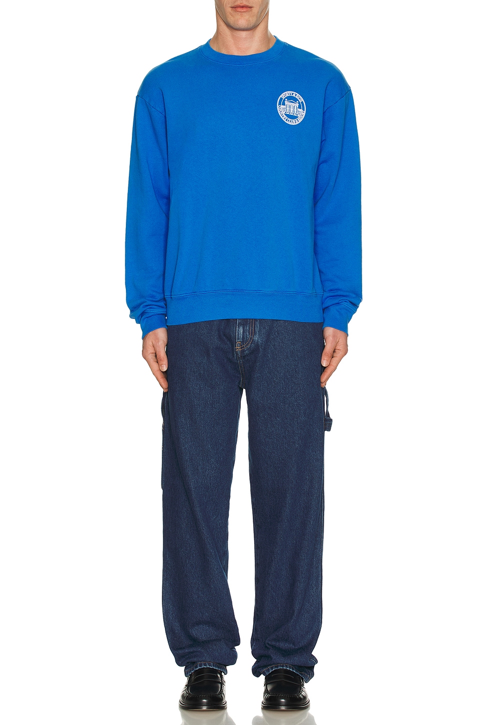 

Свитер Vendome Resort Crewneck Sporty & Rich, Paris Blue