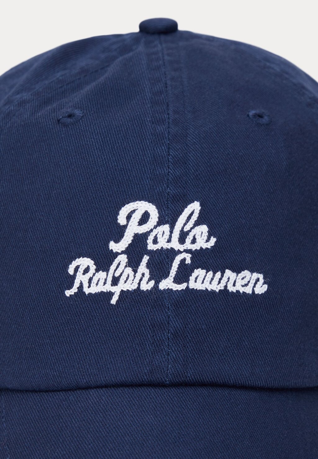 

Бейсболка EMBROIDERED TWILL BALL CAP Ralph Lauren, темно-синий