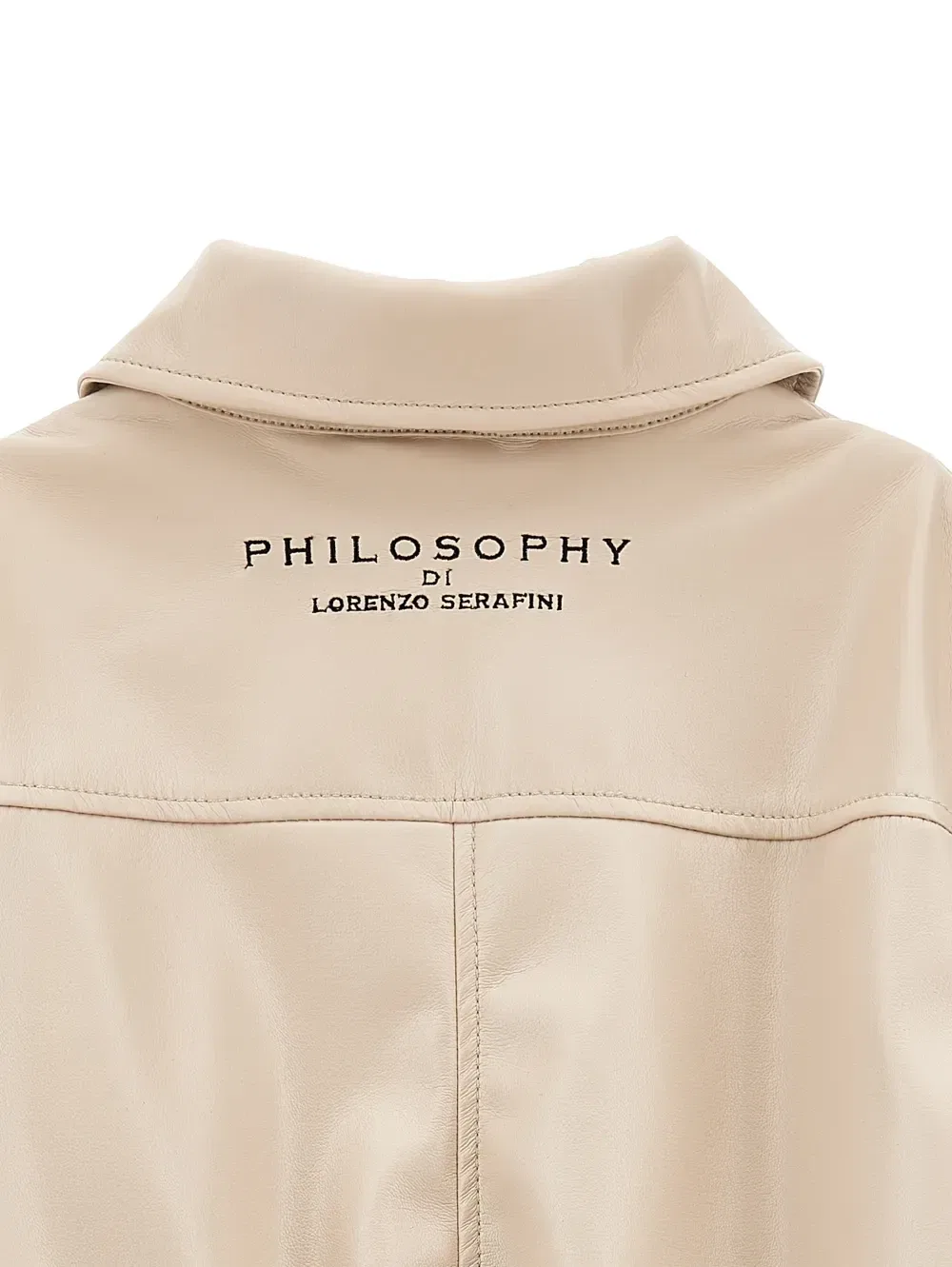 Куртка на молнии с воротником Philosophy Di Lorenzo Serafini Kids, бежевый — фото 3