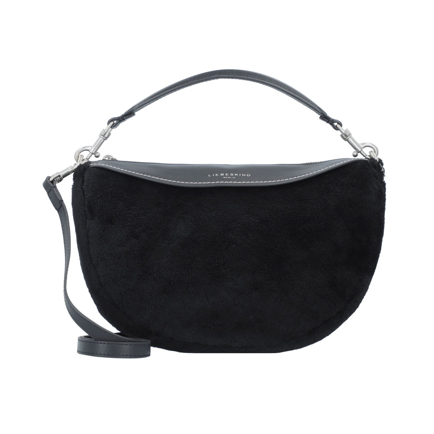 

Сумка LIEBESKIND BERLIN Shearling Handtasche Leder 28 cm, черный