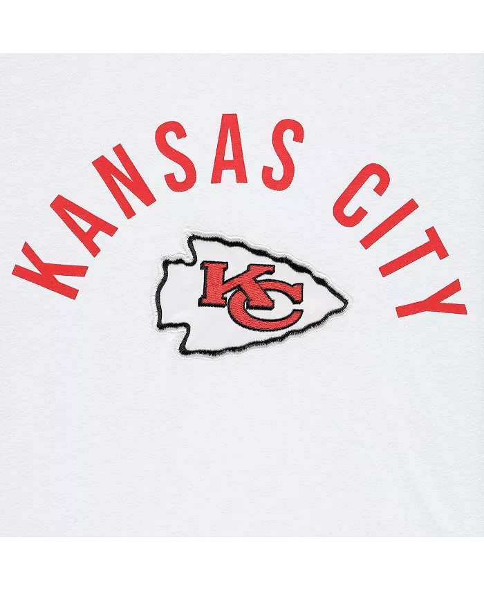 Мужская белая футболка Kansas City Chiefs Philip Tommy Hilfiger — фото 4