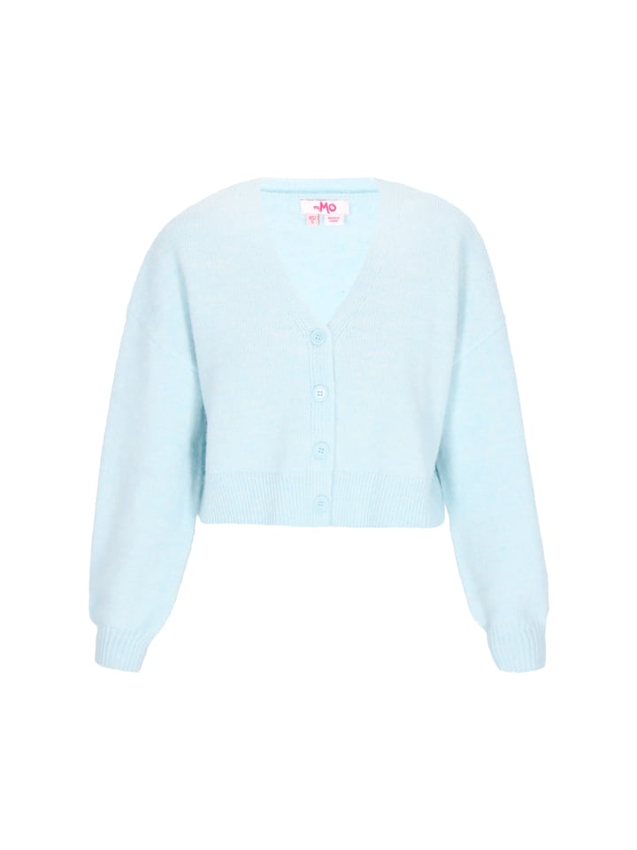 

MyMo Женский кардиган светло-голубого меланжа