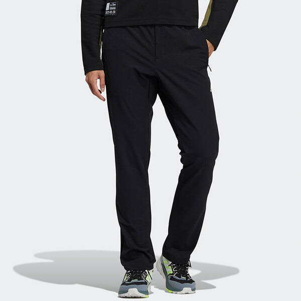 Спортивные штаны Men's adidas Lacing Elastic Waistband Slim Fit Sports Pants/Trousers/Joggers Black, мультиколор — фото 2