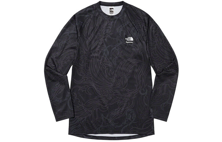 

Футболка Supreme The North Face Base Layer, черный