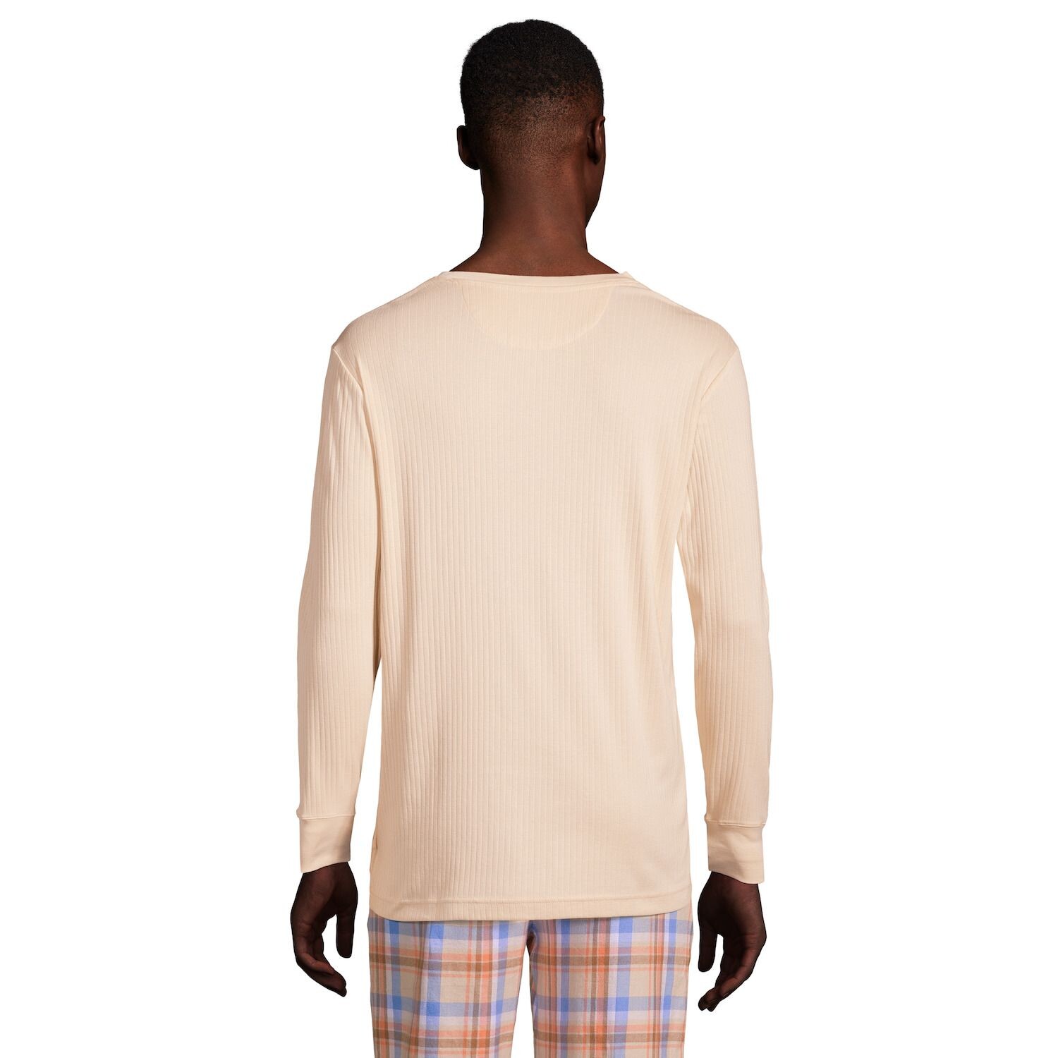 

Мужская пижама в рубчик Lands End Sleep Henley Lands' End