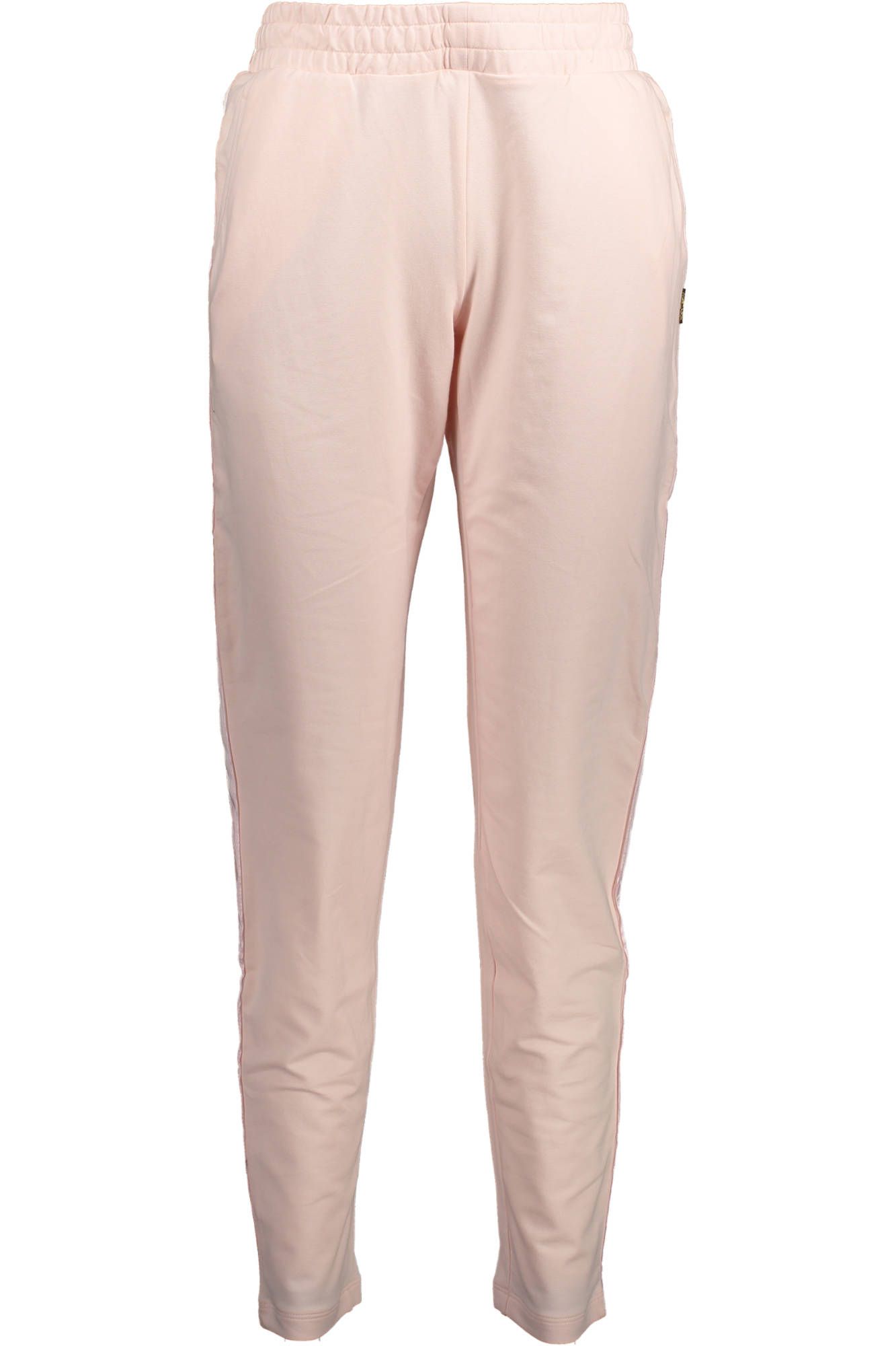 

Розовые хлопковые женские брюки Plein Sport