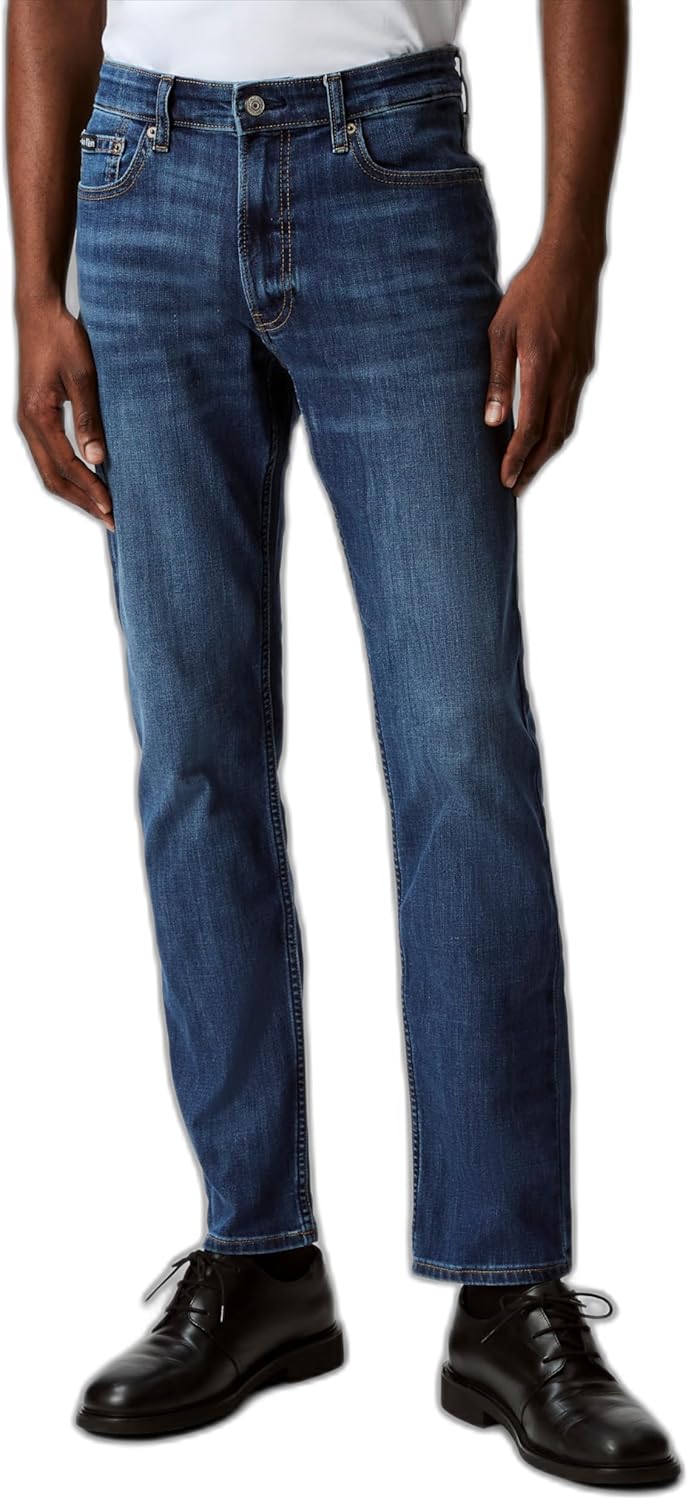 

Мужские узкие джинсы Calvin Klein с высокой эластичностью, Dark Irving