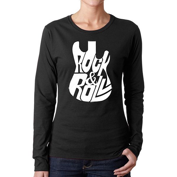 

Футболка с принтом Rock and roll guitar La Pop Art, Black, Черный, Футболка с принтом Rock and roll guitar La Pop Art, Black