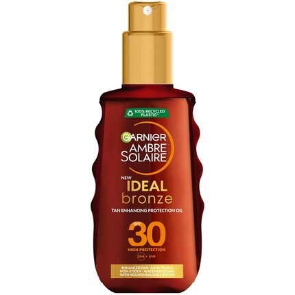 

Ambre Solaire Ideal Bronze Protective Oil Солнцезащитный крем-спрей Spf30 с маслом ши 150 мл, Garnier