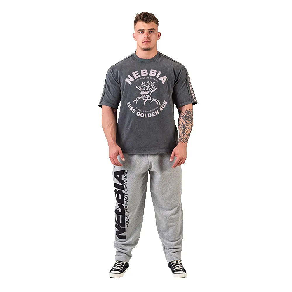 

Спортивные брюки Nebbia Iconic beast mode-on 198, серый