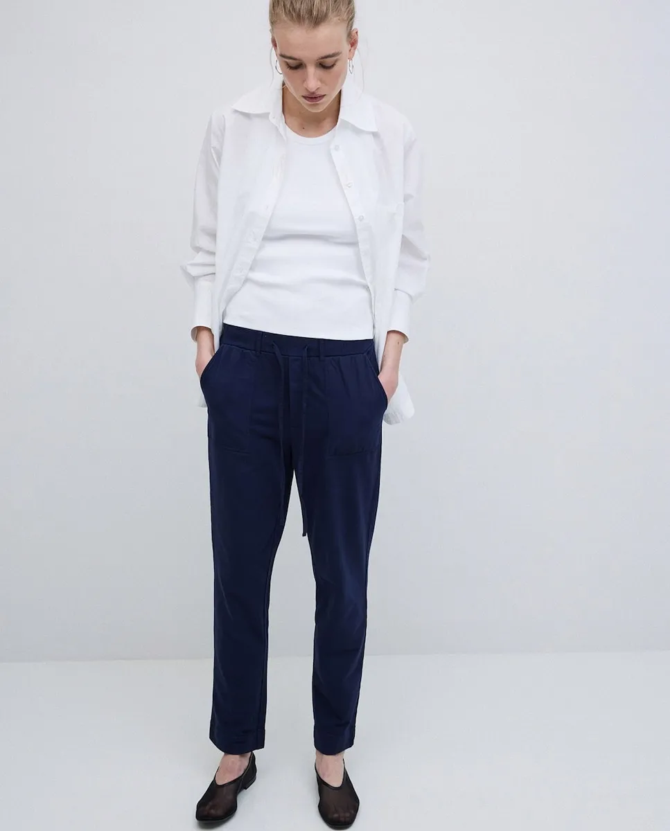 

Женские плюшевые спортивные брюки с карманами Yerse, синий