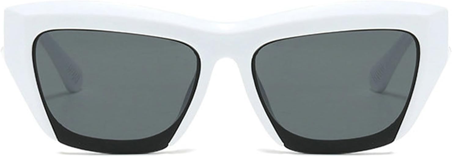 

Солнцезащитные очки Helena Vintage зеленые прямоугольной формы 2025 года, модная квадратная оправа, популярный дизайн, защита от ультрафиолета UV400, модель «кошачий глаз», C7