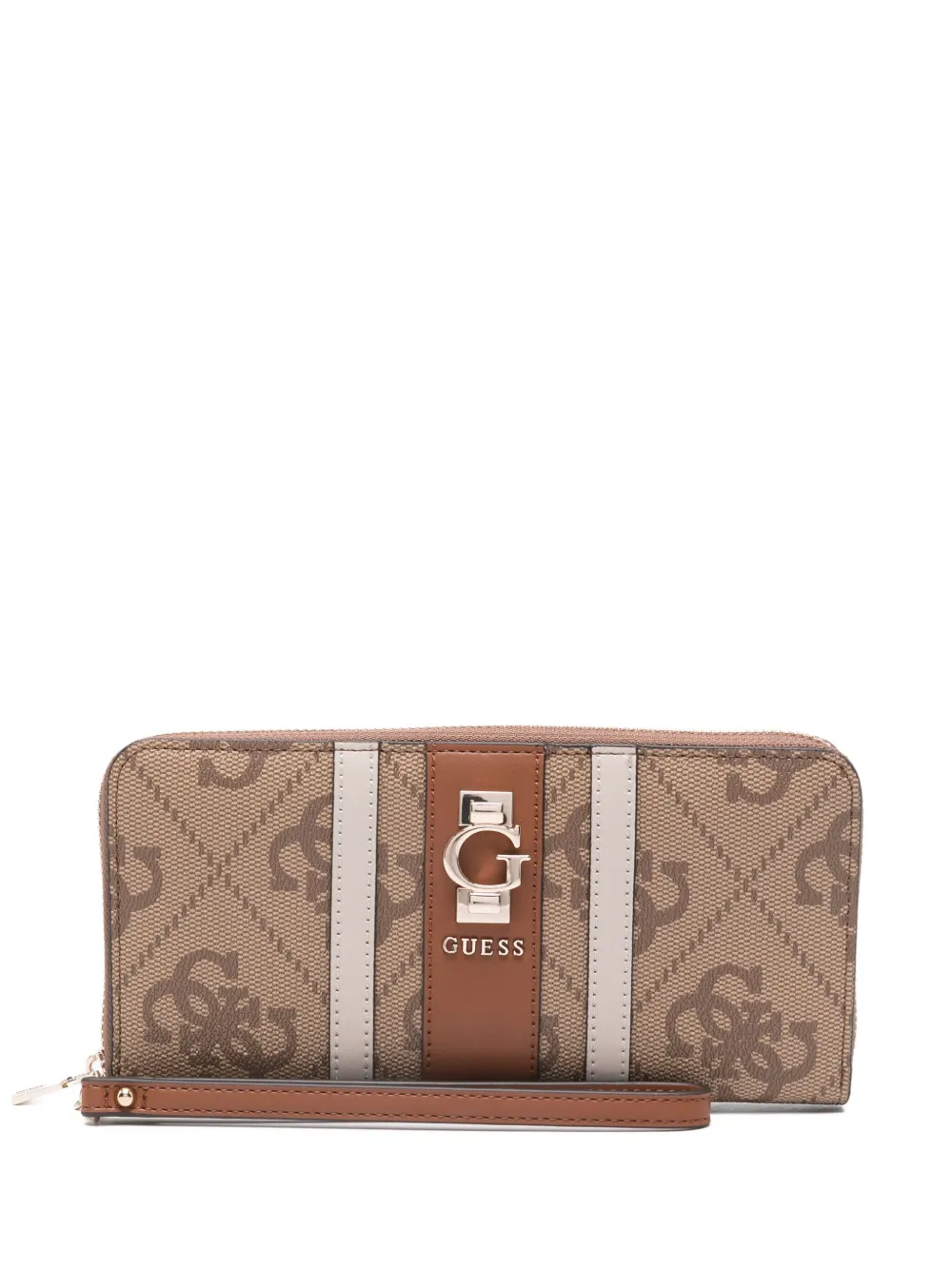 

Кошелек с панельным дизайном и фирменной табличкой с логотипом Guess Usa, нейтральный