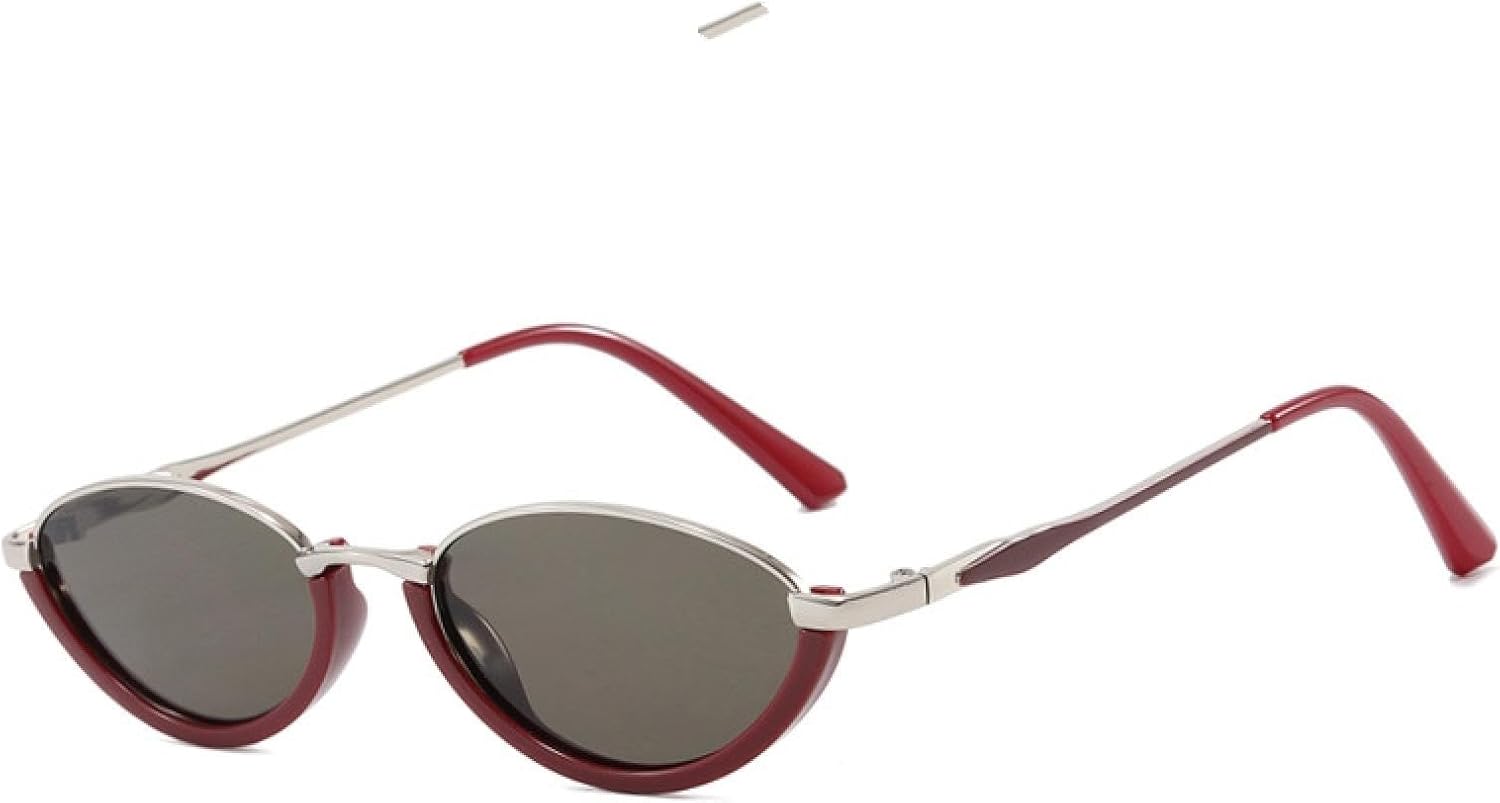 

Солнцезащитные очки с защитой от УФ-излучения UV400 | Женские очки в форме «кошачий глаз» с металлической оправой | Линзы конфетных цветов для занятий спортом на открытом воздухе и вождения DSVIGF, 04