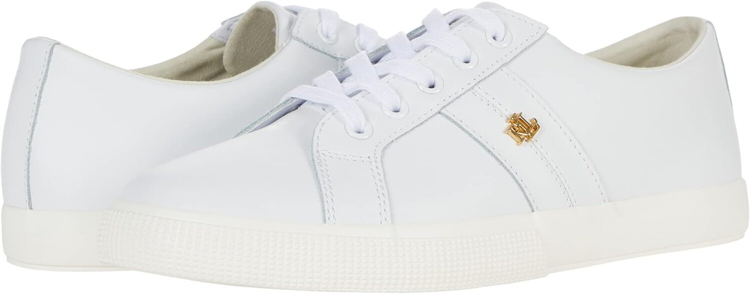 

Кроссовки Janson II Action Leather Sneaker LAUREN Ralph Lauren, цвет RL White