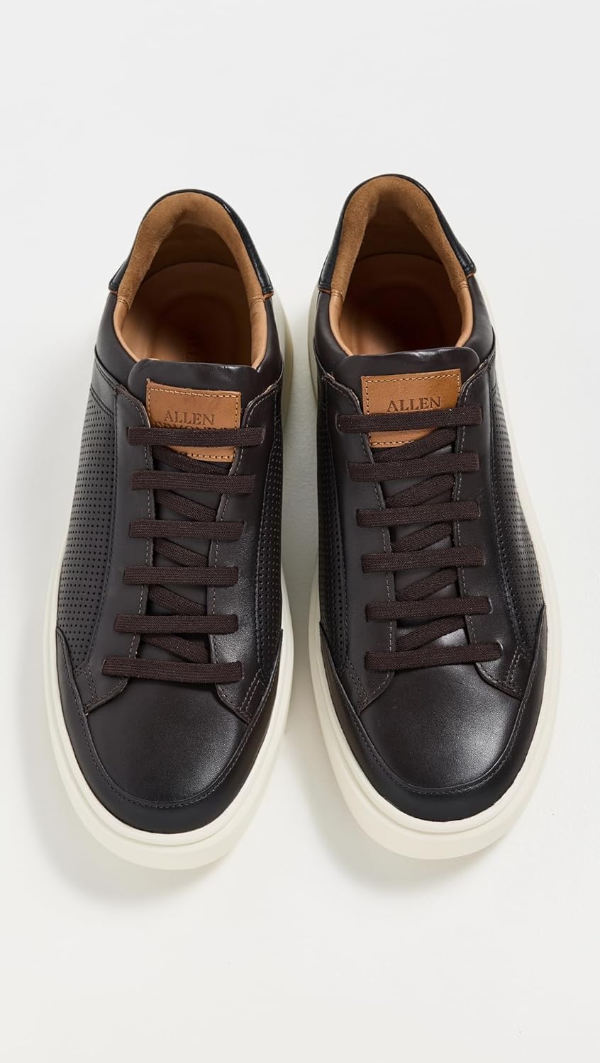Мужские кожаные кроссовки Allen Edmonds Oliver, темно-коричневый — фото 4