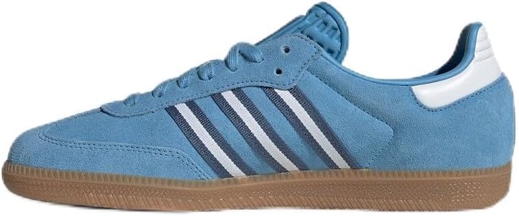 

Мужские кроссовки Adidas Samba OG светло-голубые/синий/белые, размер 7 US