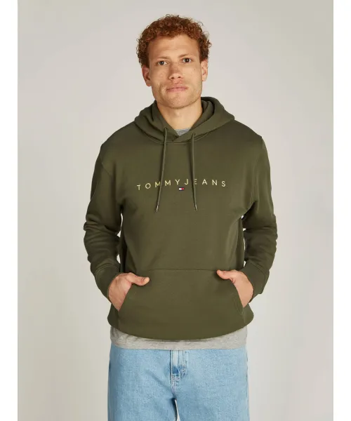 

Толстовка Regular fit Tommy Jeans, зеленый