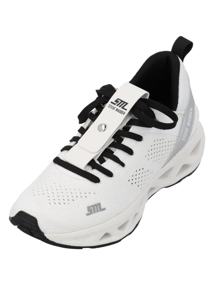 

Элегантные туфли на шнуровке Steve Madden, цвет white/silver