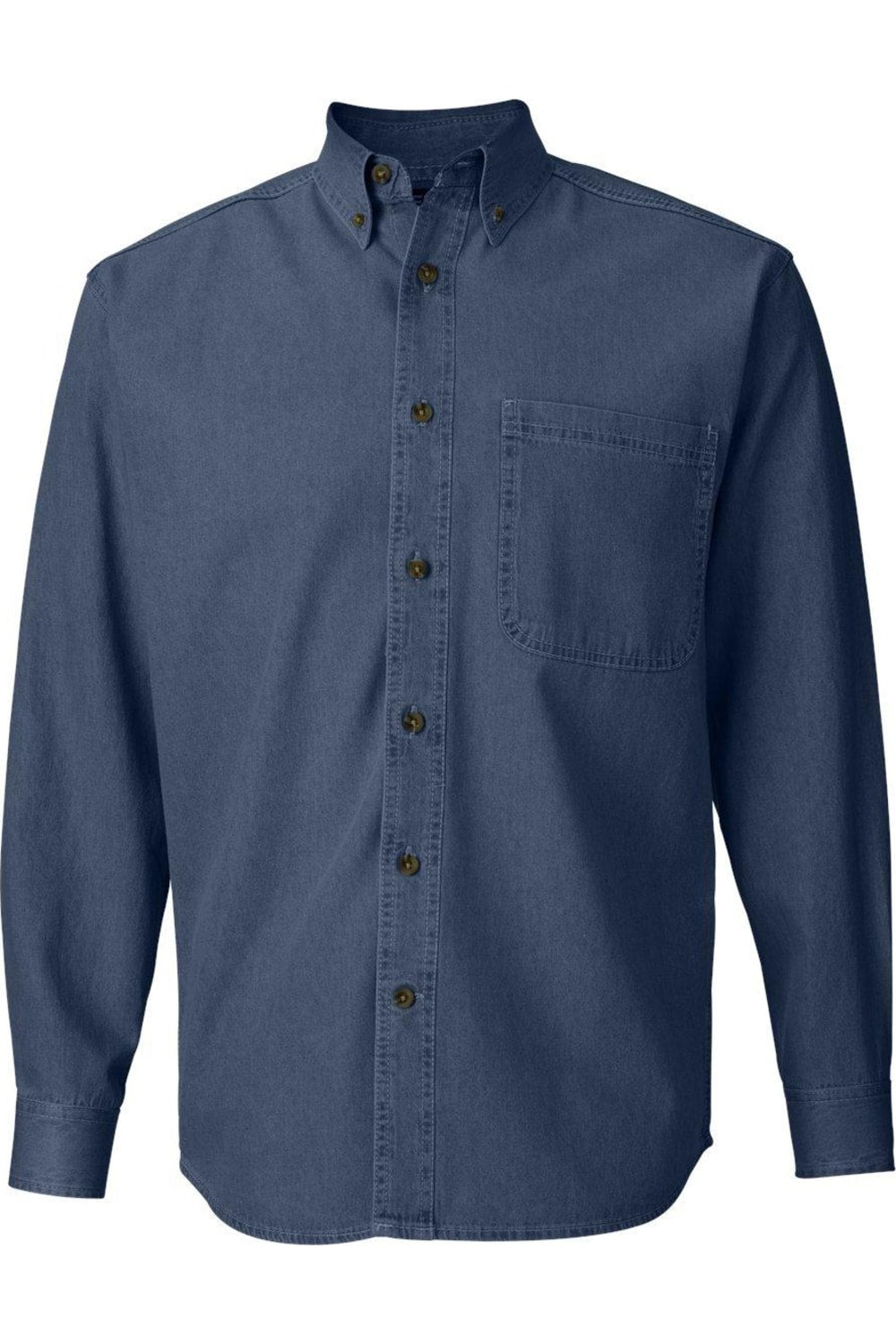 

Джинсовая рубашка с длинным рукавом Sierra Pacific, цвет dark denim