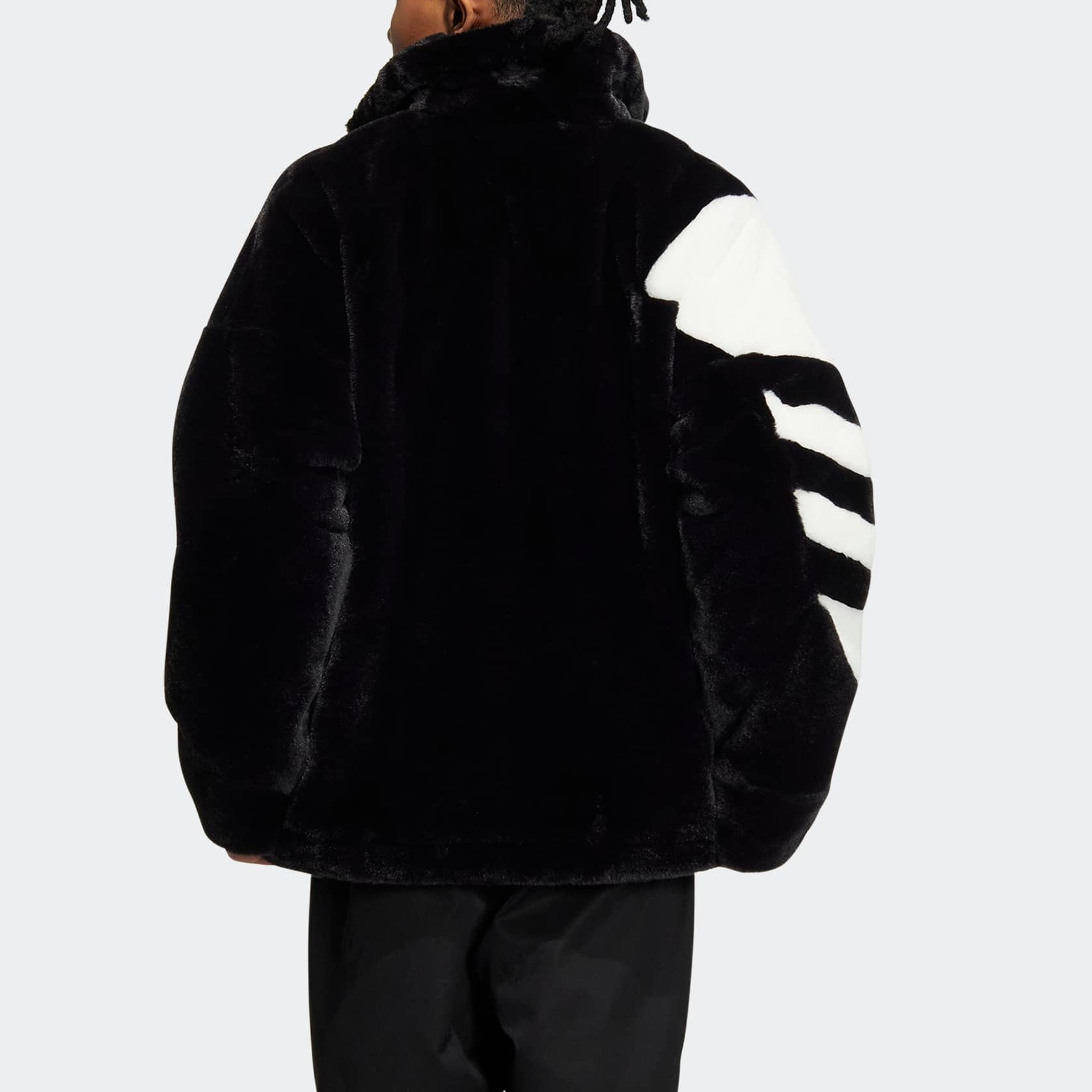 Куртка adidas originals Fur Jacket Tr HR3483, черный — фото 3