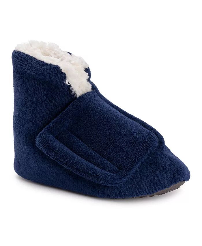 

Мужские тапочки Softones By Adjustable Shearling Bootie, темно-синие, M (9-10.5) MUK LUKS, синий