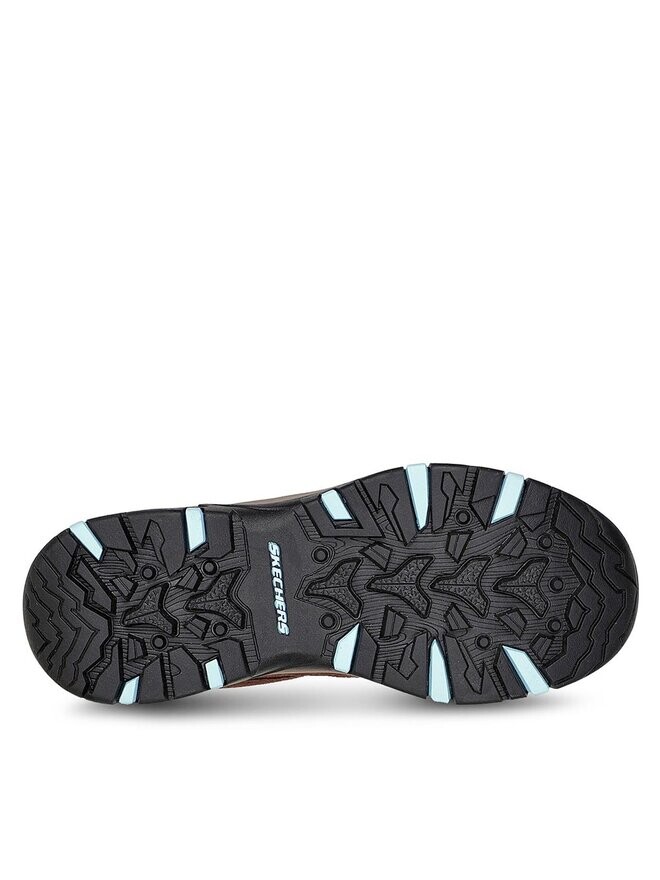 Ботинки женские Skechers туристические на шнуровке, коричневый — фото 3