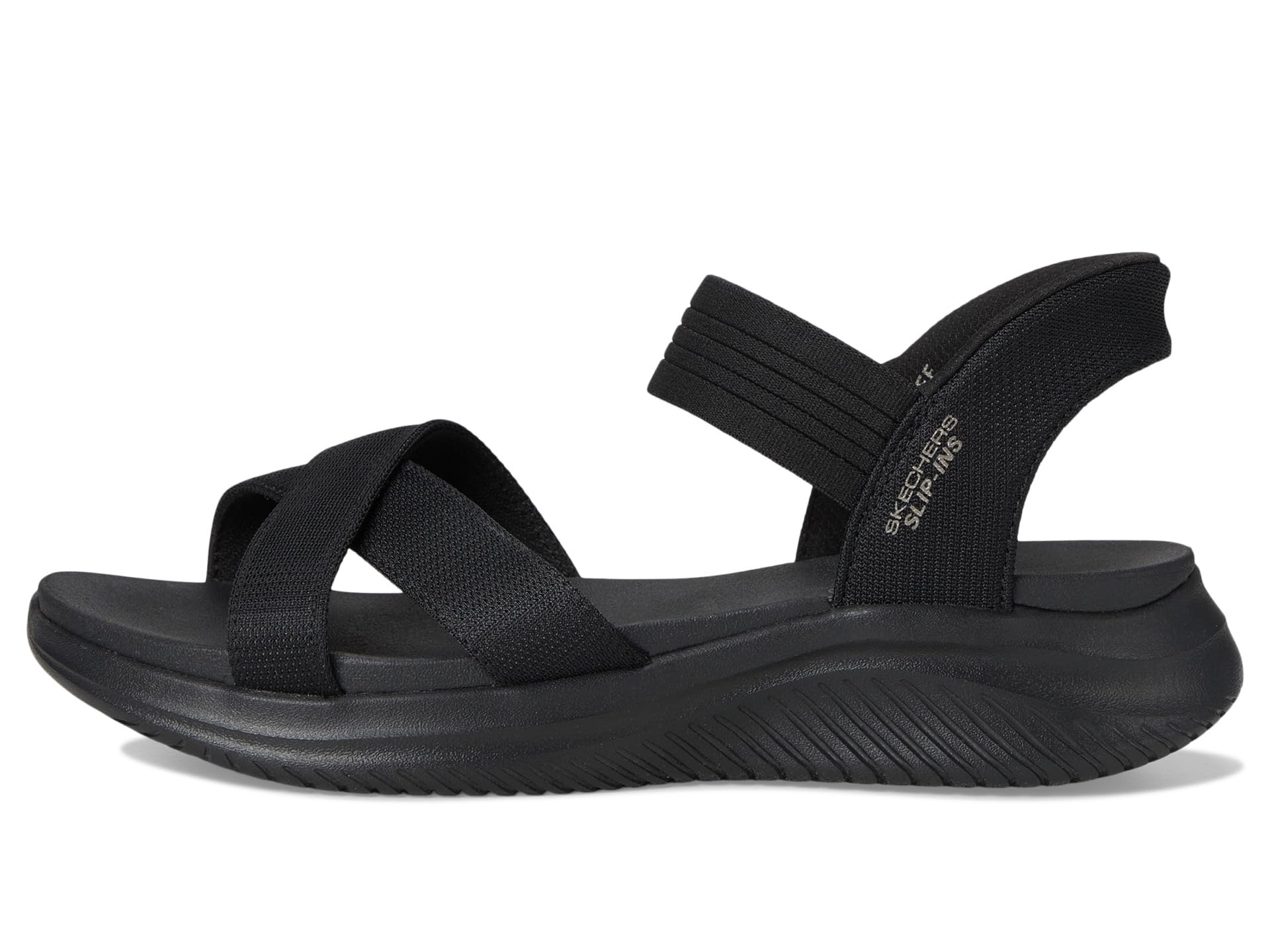 Сандалии SKECHERS Ultra Flex 3.0 - Never Netter Hands Free Slip-Ins, черный — фото 4