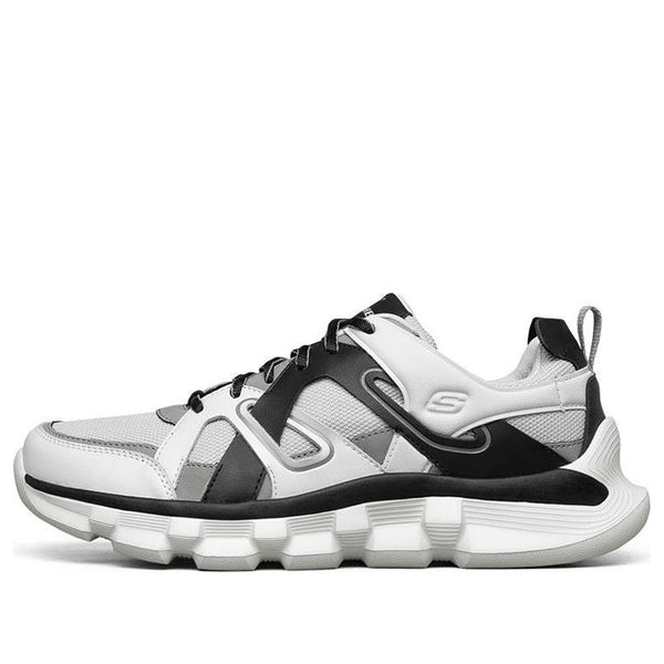 

Кроссовки blockside white/black Skechers, белый
